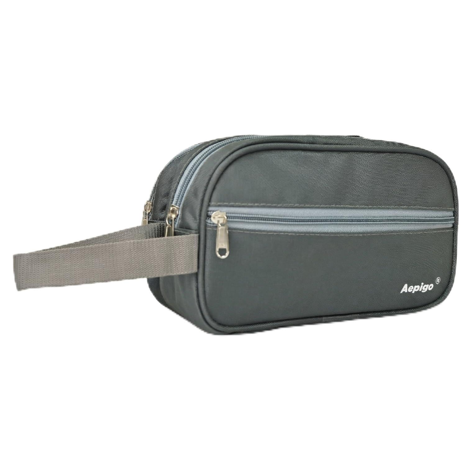 Polyester Multipurpose Toiletry Kit Bag for Man and Women's Double Compartment Travel Essentials Travel Organizer Travel Pouch for Men Shaving Bag Travel Kit for Toiletries-image-38