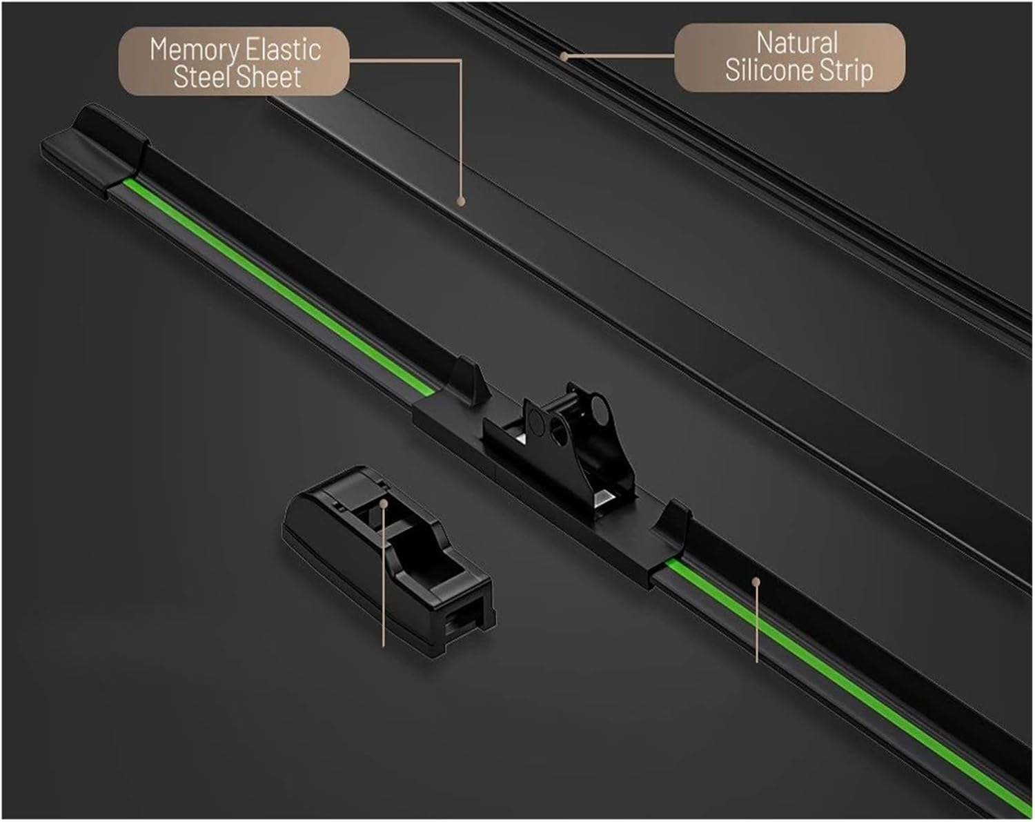 ワイパー のためにA2 2002 2003 2004 2005 車用フロントガラスワイパーブレード フロントガラスウィンドウアクセサ