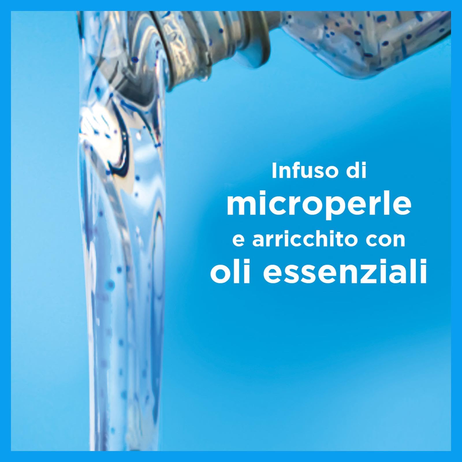 Coccolino Profumo per Bucato Freschezza Celeste, Extra Profumo* a lungo. Efficace Anche a Freddo e nei Cicli Brevi, con note di fragranza Patchouli, Lavanda, Eucalipto, 8 Pezzi da 342ml