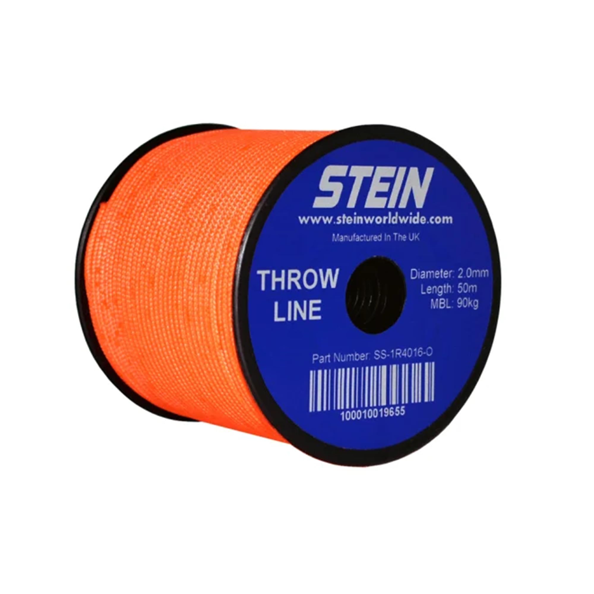 Stein Kit profesional de línea de lanzamiento con cubo plegable, línea de lanzamiento de 2 mm (naranja) y peso de lanzamiento de 340 g