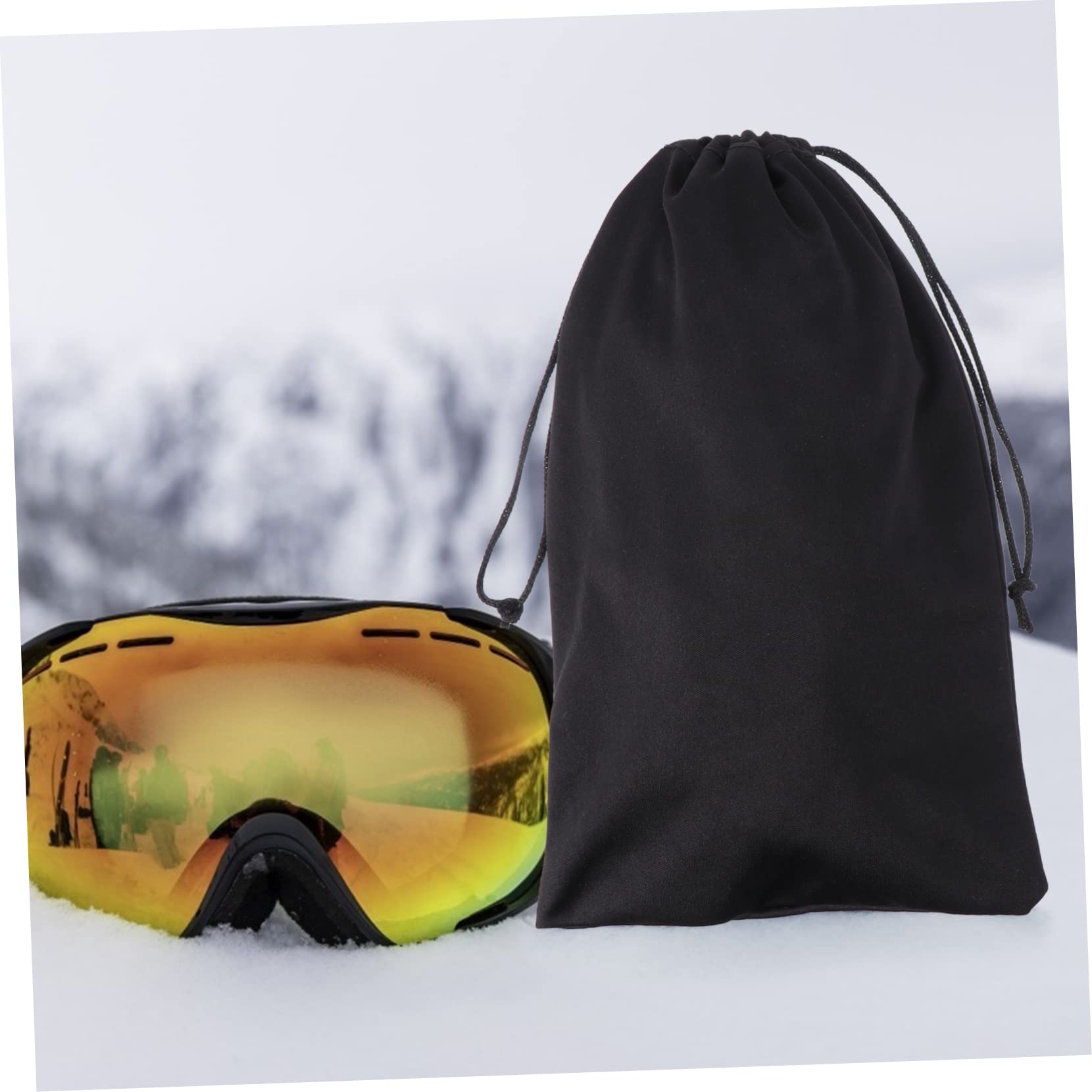 YARNOW 90pièces Pochette De Ski Microfibre Lot De Étuis Pour De Ski Et Accessoires Et Aux Rayures