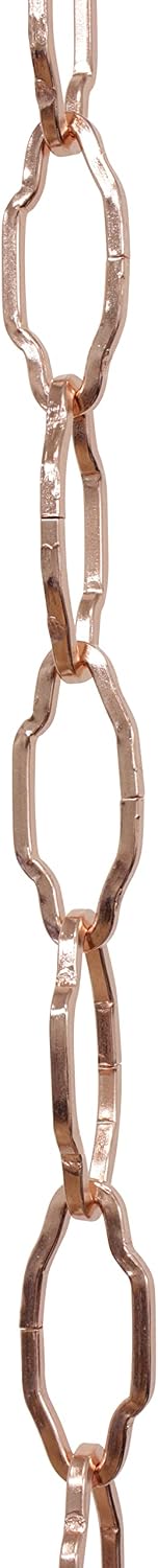RCH Hardware CH-S57-33-CO-10 Steel Chandelier Chain, Copper (10 Feet)
