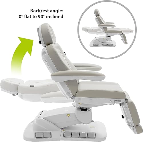 Miniatura 7 de SKINACT Mesa de tratamiento de spa médico eléctrico Palma (Taupe)