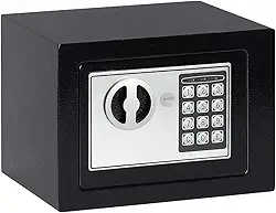 Cofre Eletrônico Digital Teclado Com Senha e 2 Chave Extra Residencial e Comercial