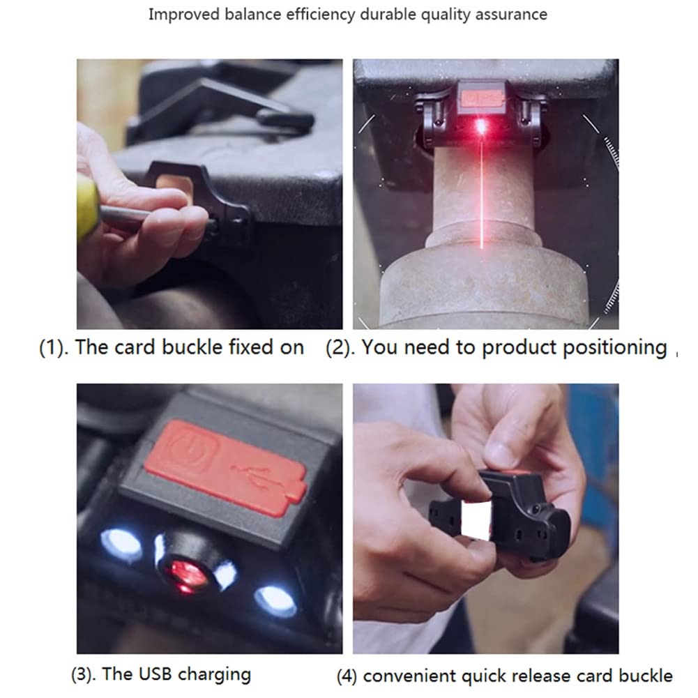 Equilibreuse de roue de précision avec lumière infrarouge intégrée pour un positionnement efficace et précis des poids d'équilibrage des pneus