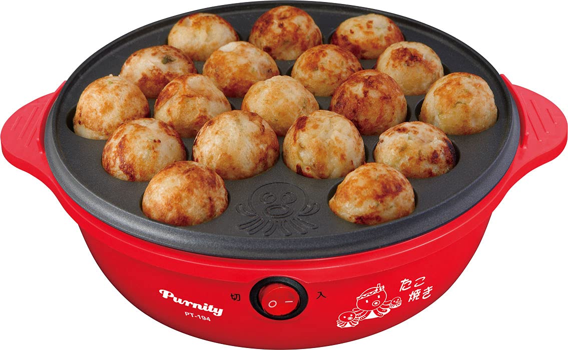 タコヤキ@プロフ必読 Amazon | フィフティ たこ焼きプレート PT-194 | ピュアニティ