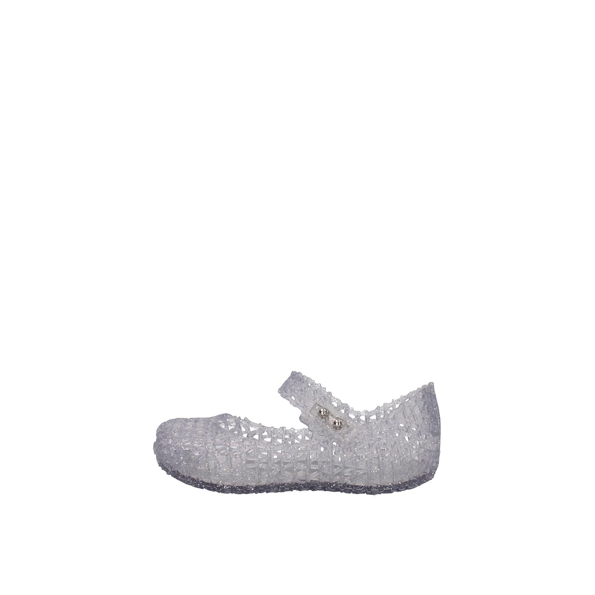 melissa Girls Mini Bell Paper Bb Flat Sandals Clear 3/3.5 UK Child