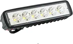 Farol Milha Auxiliar 6 Leds 18w Off Road Moto Carro Gzd118