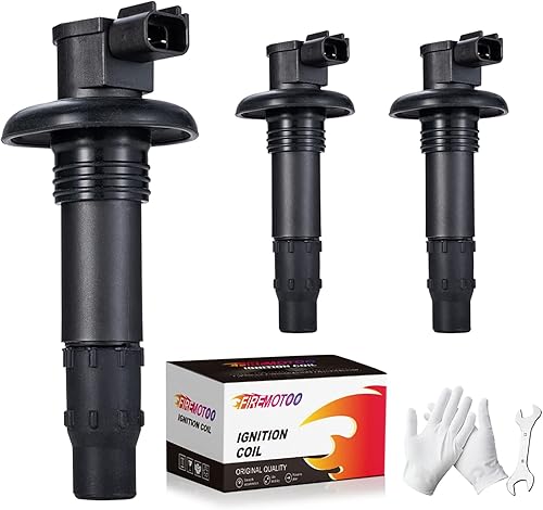 Paquete de 3 bobinas de encendido compatibles con SeaDoo GTX RXT RXP GTI GTS GTR Wake 130 155 185 215 255 260 HP Todos los modelos 4-TEC reemplazan