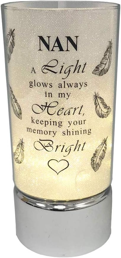 Memorial Light Tubes Ornament, Perfect for Garden and Graveside for Any Special Occasion in The Memory of Dad, Mum, Son