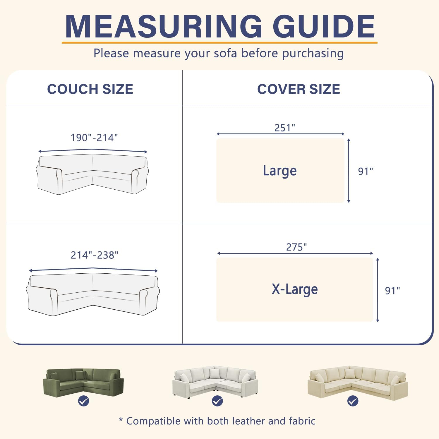 ALIECOM Corner Sectional Couch Covers L Shape Sofa Cover with Tassel Chenille Soft Thick U Shaped Sectional Slipcovers Washable Furniture Protector for Pets Dogs Cats (Dark Grey, 91x275 Inch)