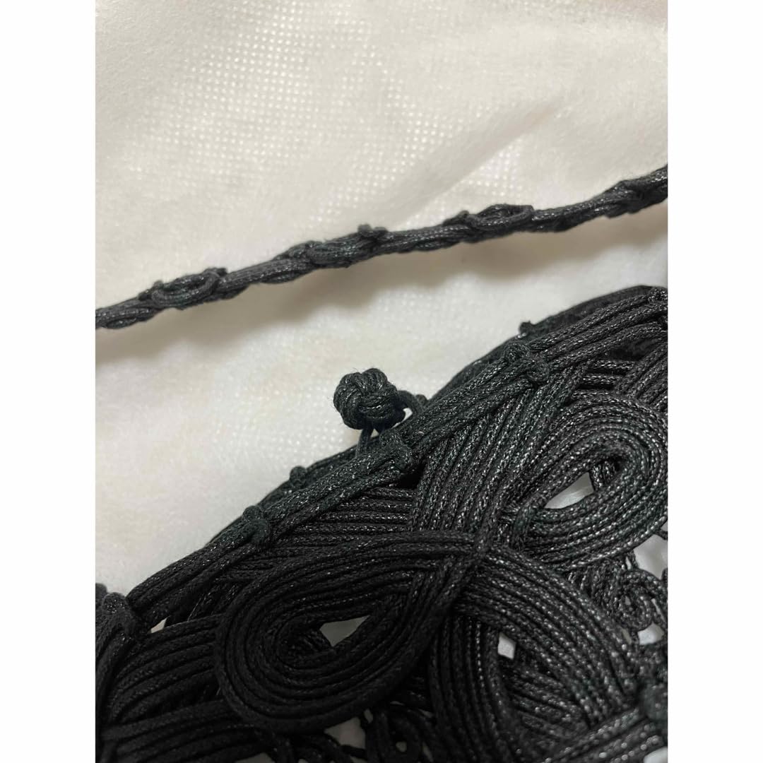 Amazon.co.jp: Mame Kurogouchi コード刺繍花籠ミニバッグ ブラック 
