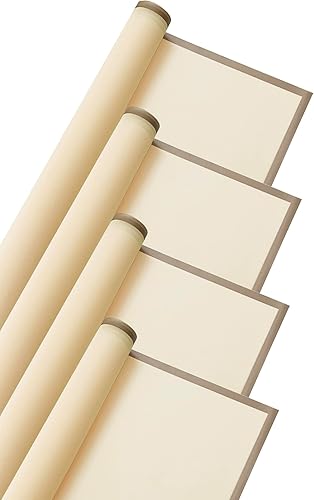 Miniatura 1 de Unarty 20 hojas de papel de regalo de flores negras, papel de regalo impermeable con borde dorado, papel de regalo floral, suministros para ramo de