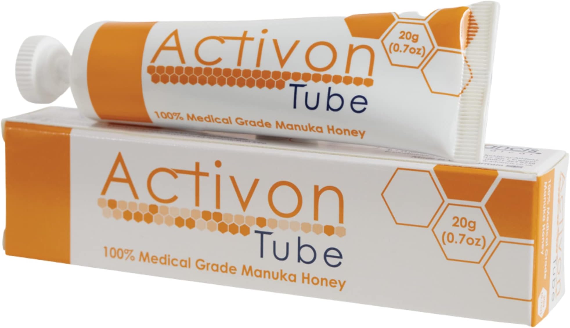 Activon Medical Grade 100% Manuka Honey Gel Tube Natural Healing of Wounds 20g Pack of 1