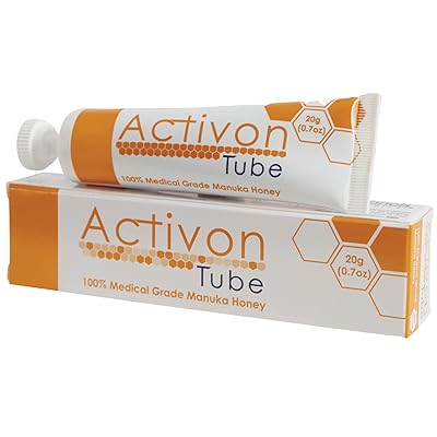 Activon Medical Grade 100% Manuka Honey Gel Tube Natural Healing of Wounds 20g Pack of 1