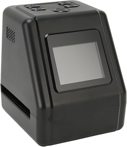 Escáner de película digital, escáner negativo de diapositiva de 12 MP con pantalla LCD de 2 pulgadas para Windows, convertir 135 126 110 Super 8