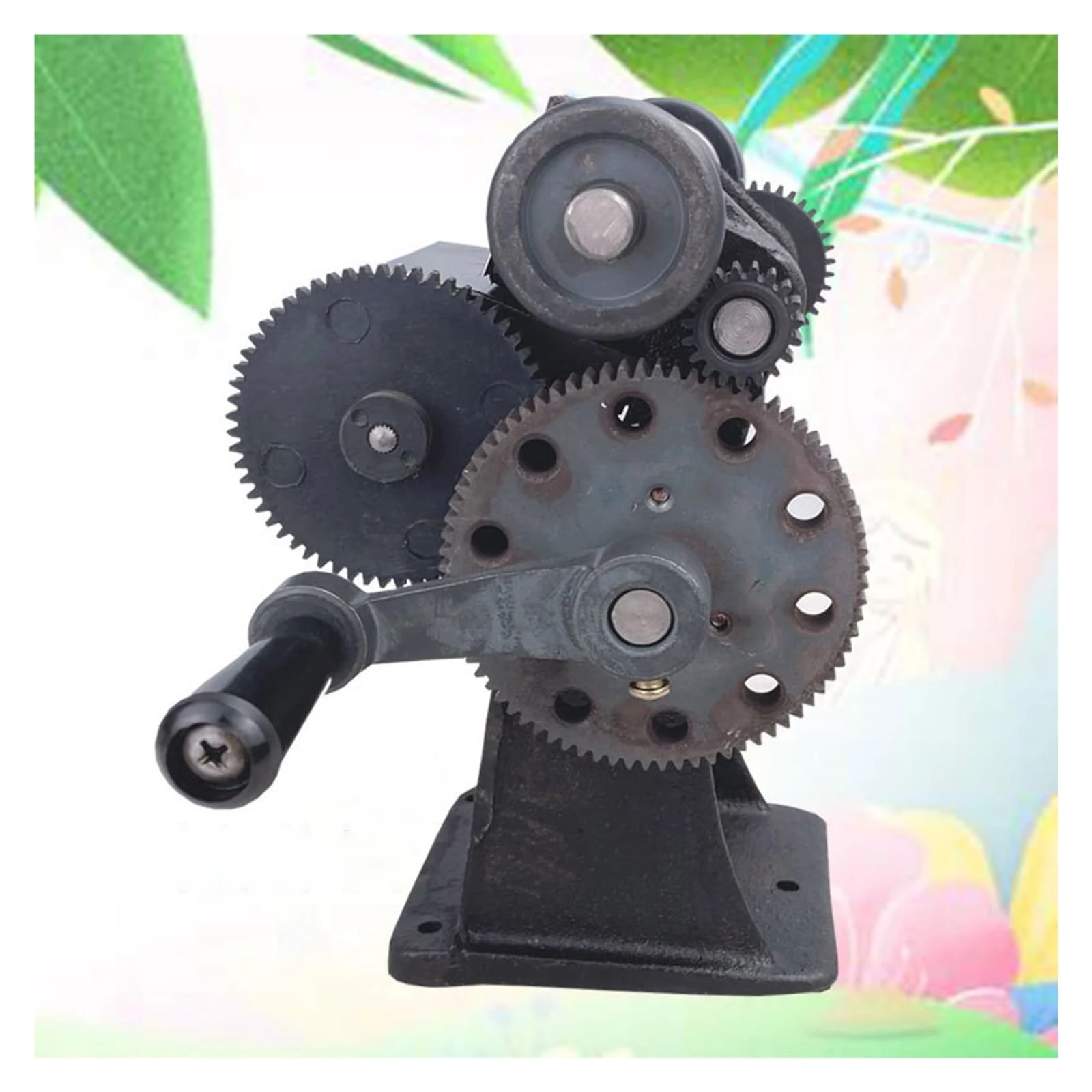 Manuelle Wickelmaschine, 0-99999S Zählbereich, Handwickelmaschine mit 1,5-13mm Spannfutter, Zählwicklerzähler Breite Anwendung(Model2)