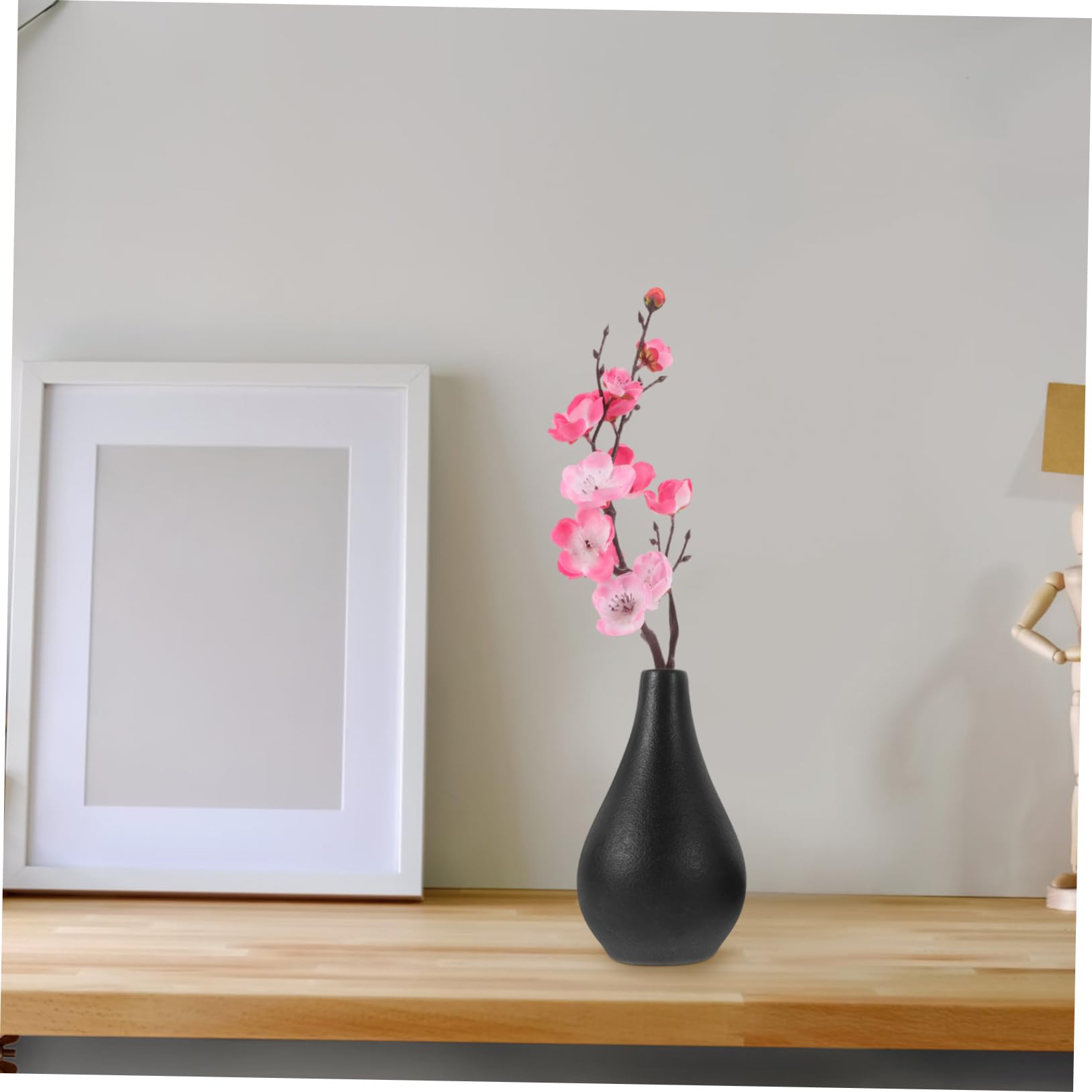 GARVALON 5kawałki Mini Wazon Ceramiczny Stylu Chińskim Elegancka Dekoracja Stół Ceramiczne Pojemniki Kwiaty Do Kwiatów Suszonych i Sztucznych