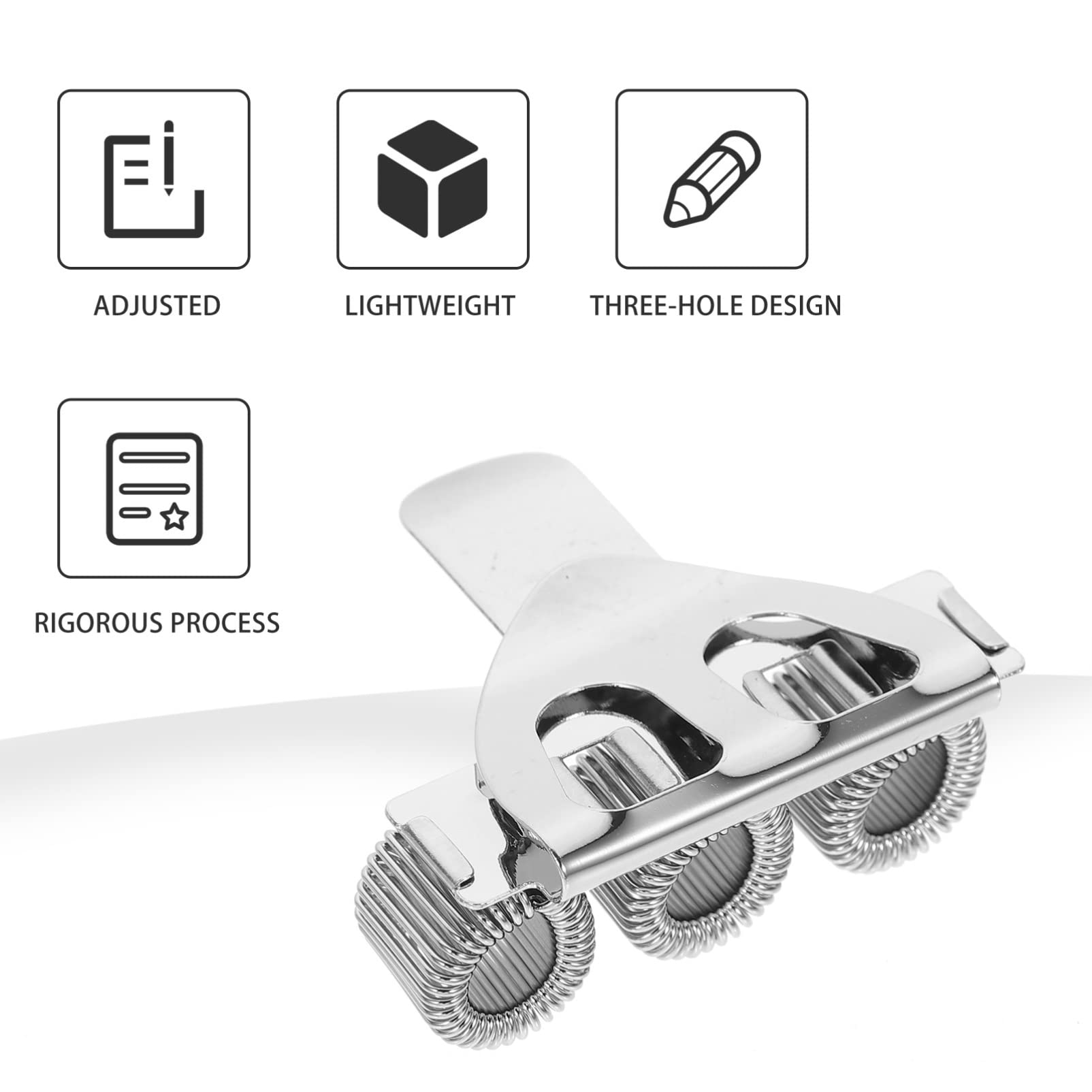 TEHAUX 20pezzi Portapenne Metallo Con Clip Organizer Pratico Per Scrivania Design Tre Accessorio Per Penne e Matite Per Ufficio e Studio