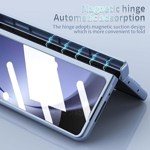 Miniatura 3 de Funda para Samsung Galaxy Z Fold 5 con S Pen + soporte para bolígrafo, protección de dos bisagras protector de pantalla protección de cobertura