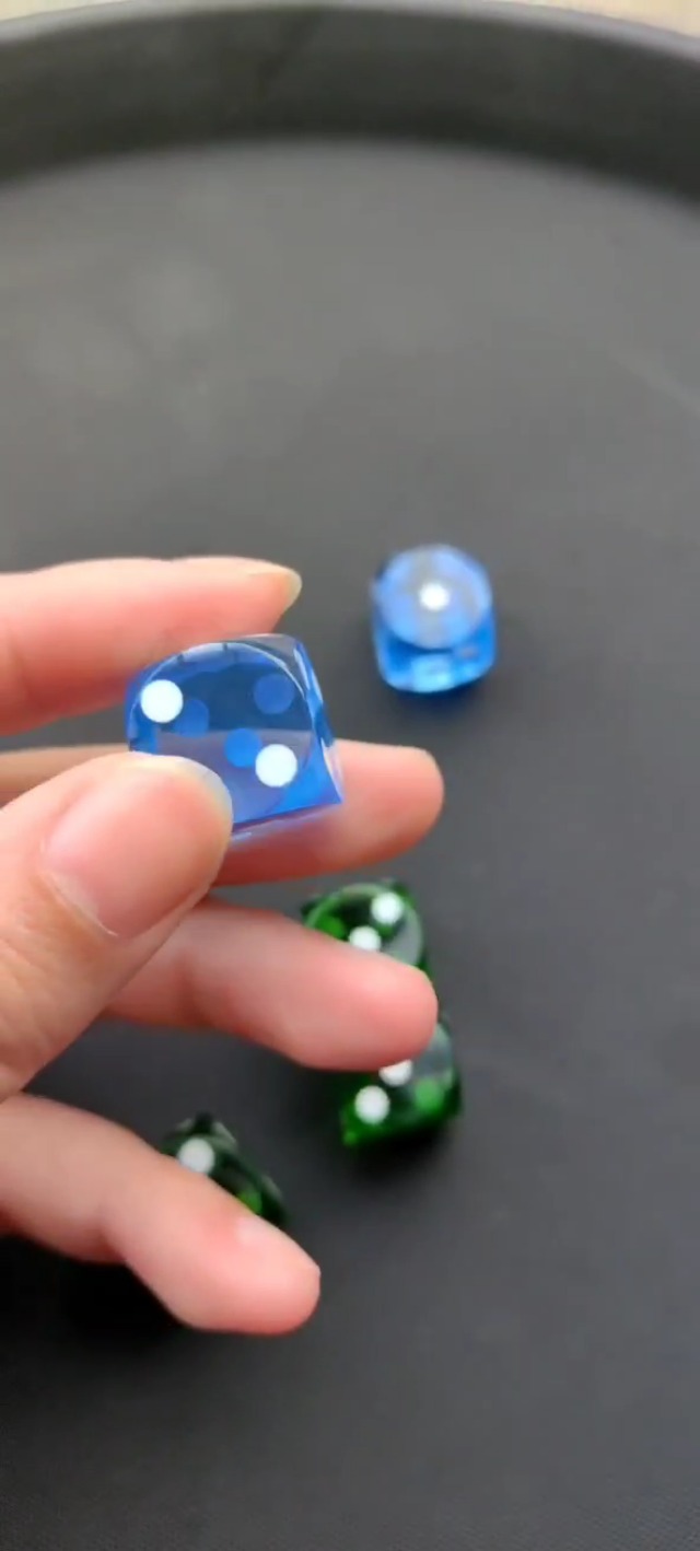 Bescon Precision Dice – 2 Stück 16mm Weiße Würfel, Runde Ecken, Serialisiert, Präzisionsgeschnitten, Für Backgammon & Würfelspiele