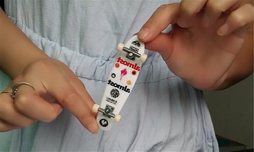 Miniatura 3 de YY Exquisito juego de diapasón de regalo para niños DIY dedo patineta juguetes naranja y verde