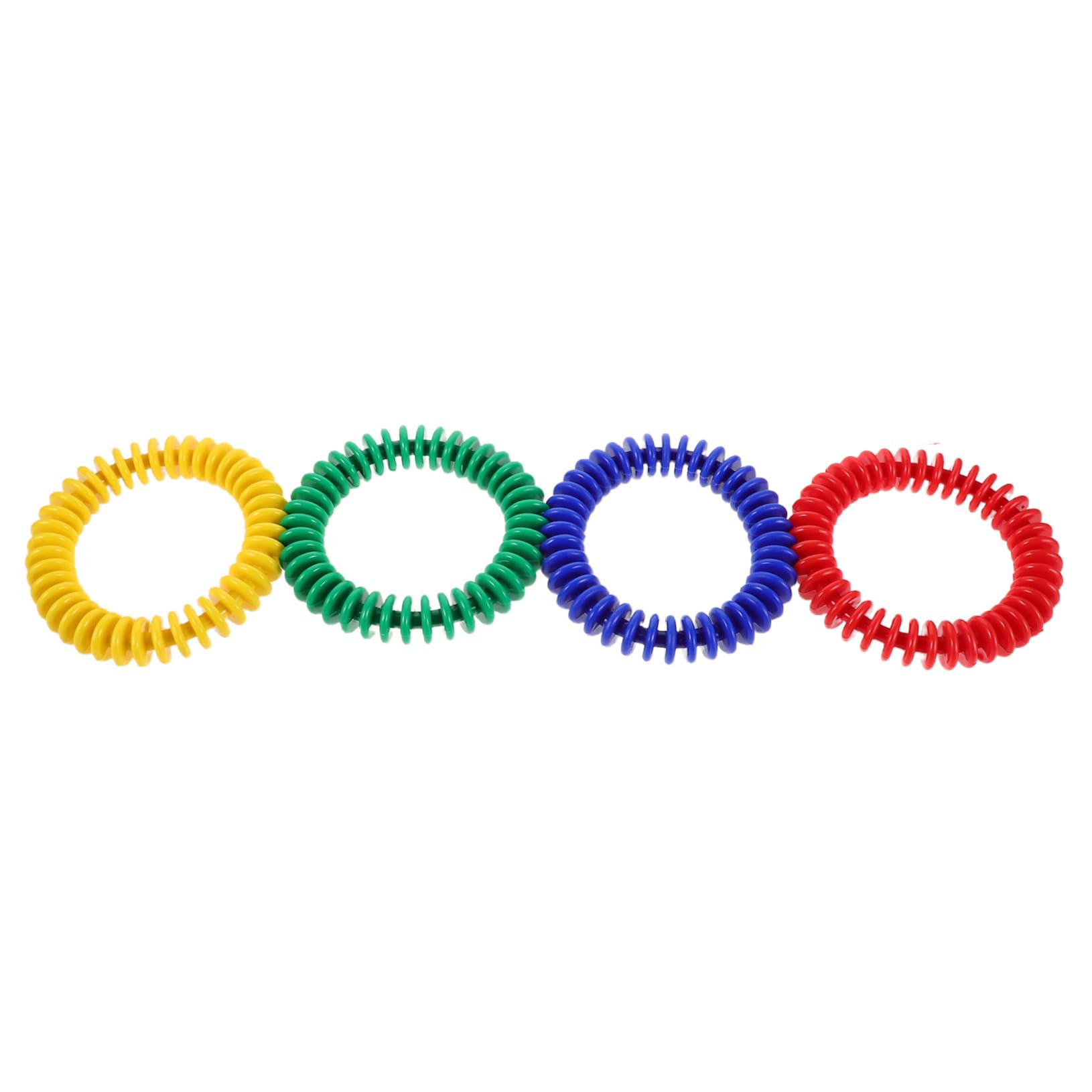 Anelli da Immersione in Plastica per Piscina 4 Pezzi per Bambini | Gioco Subacqueo Colorato, Leggero, Alta Visibilità in Acqua, Set per Allenamento