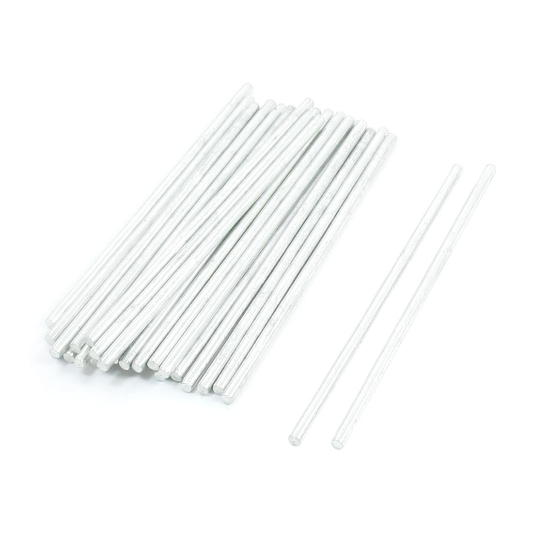 Uxcell Silver Sourcingmap 30Pcs 75Mm X 2Mm Stainless Steel Round Shaft Rods Axles For Rc Car