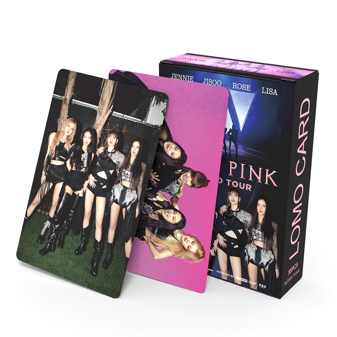 Kpop BP Cartes à Collectionner Born Pink World Tour 55 Lomo Cartes