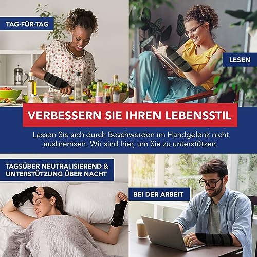 Handgelenkschiene Dr. Arthritis, Verstellbare Karpaltunnel-Bandage