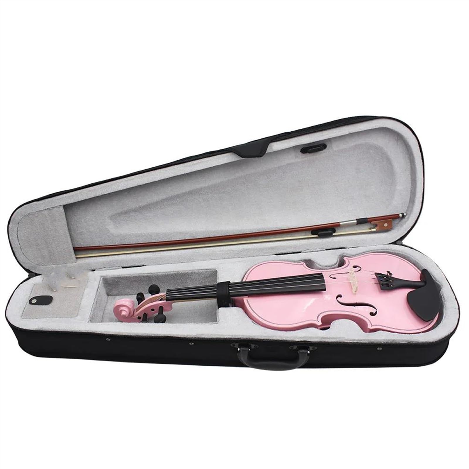 Violine 4/4 Ahorn-Panel Für Anfänger Mit Teilen(Pink Set)