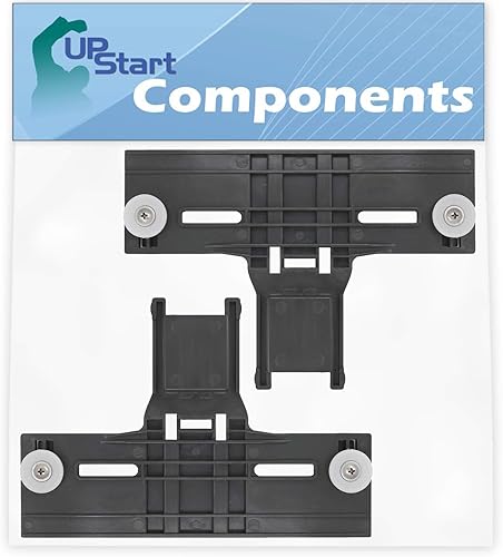 UpStart Components - Paquete de 2 ajustadores de estante superior para lavavajillas W10350375 para lavavajillas Whirlpool WDT780SAEM2 - Compatible