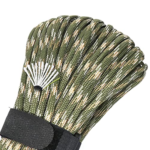 Psker 750 Paracord/Parachute Cord, 100Ft Nylon Rope, 12-Strand Core Tactical Paracord, Tough Utility Survival Cord Used For Camping, Hiking, Backpacking And Paracord Crafting #TOP10