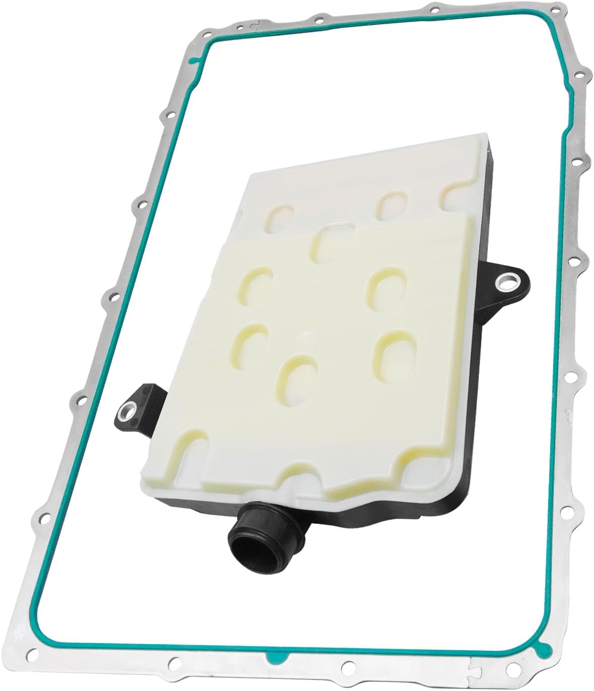 Transmission Filter Kit with Metal Gasket Fit for Ford Expedition Explorer F150 Transit 150 Lincoln Navigator Aviator 2017-2024 Replace FT202 2335955 HL3P7A191AB HL3P7A191AC L1MP7G186AA L1MZ7A098