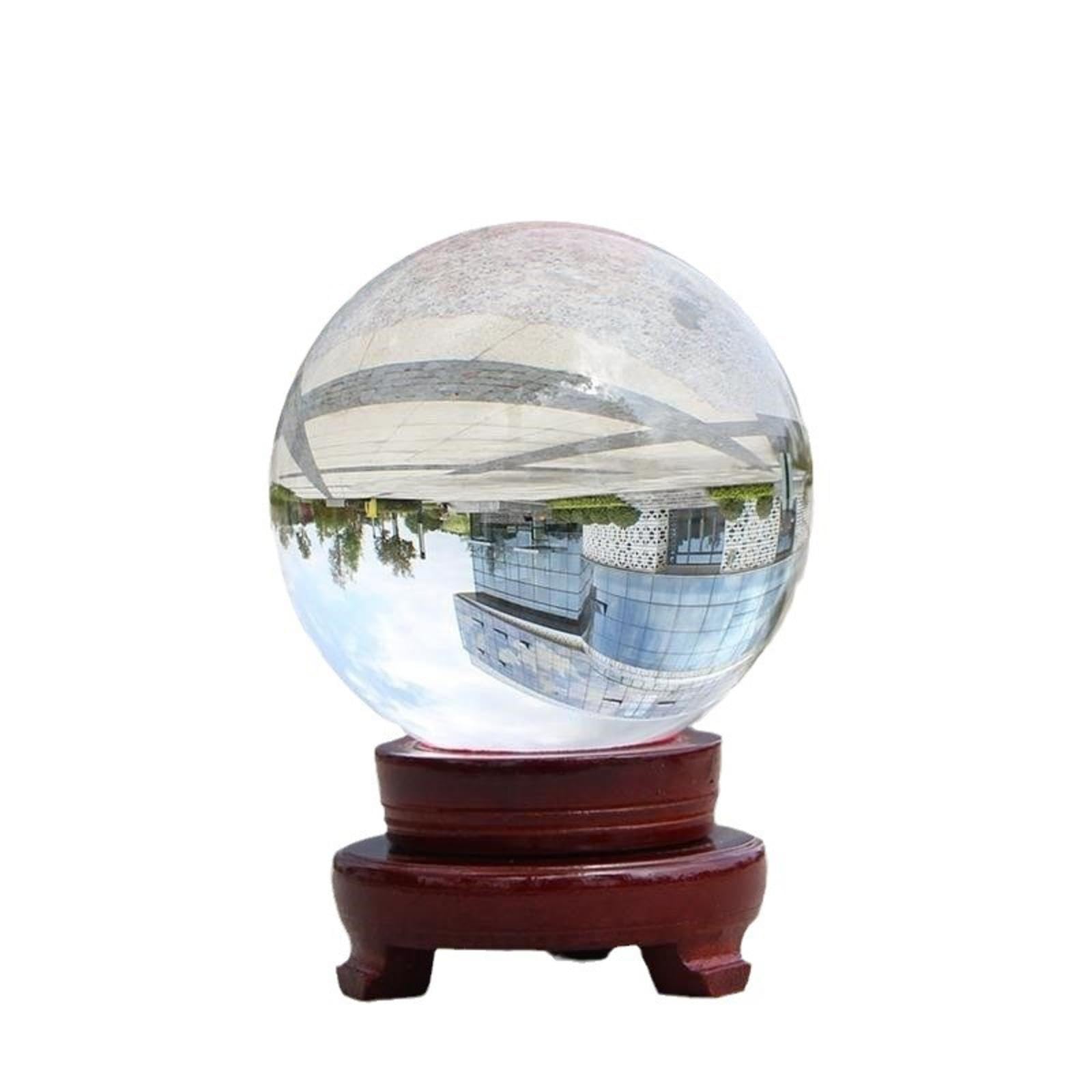 Sfera Di Cristallo Di Vetro Trasparente Colorata, Sfera Curativa Puntelli Per Fotografia Decorazione Da 80 Mm~p135972192