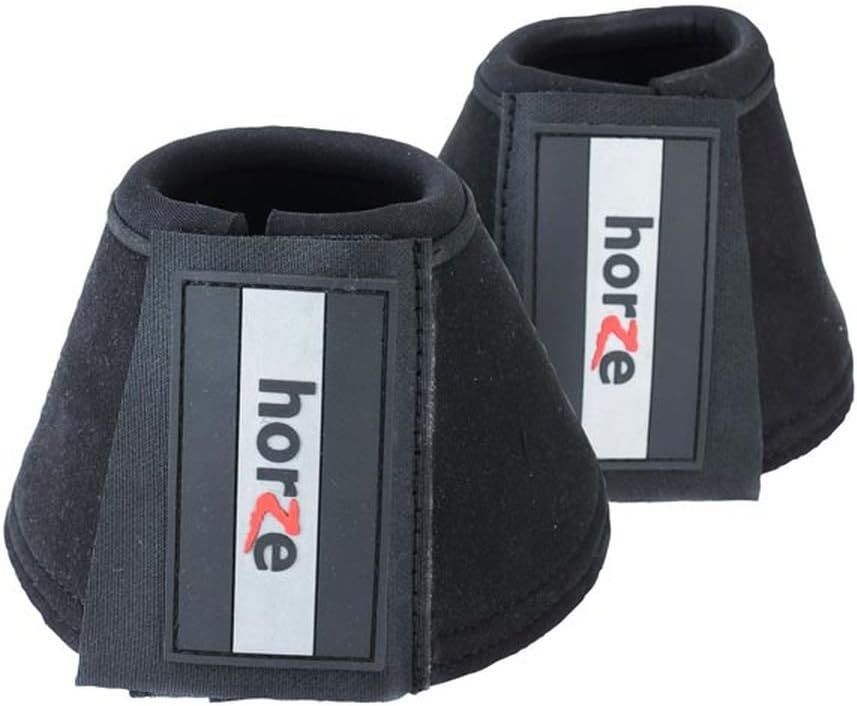 HORZE All Purpose Bell Boots - Black - M