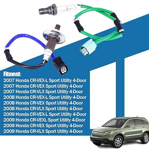 Miniatura 2 de 2 sensores de oxígeno de O2 aguas arriba para Honda CRV 2.4L l4 2007-2009 que reemplaza 234-9062 234-4359