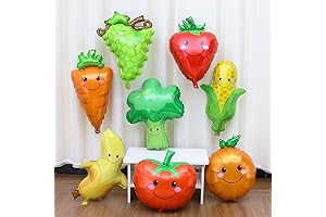 GIHOO Fruit & Vegetable Aluminum Foil Balloons for Party Decoration