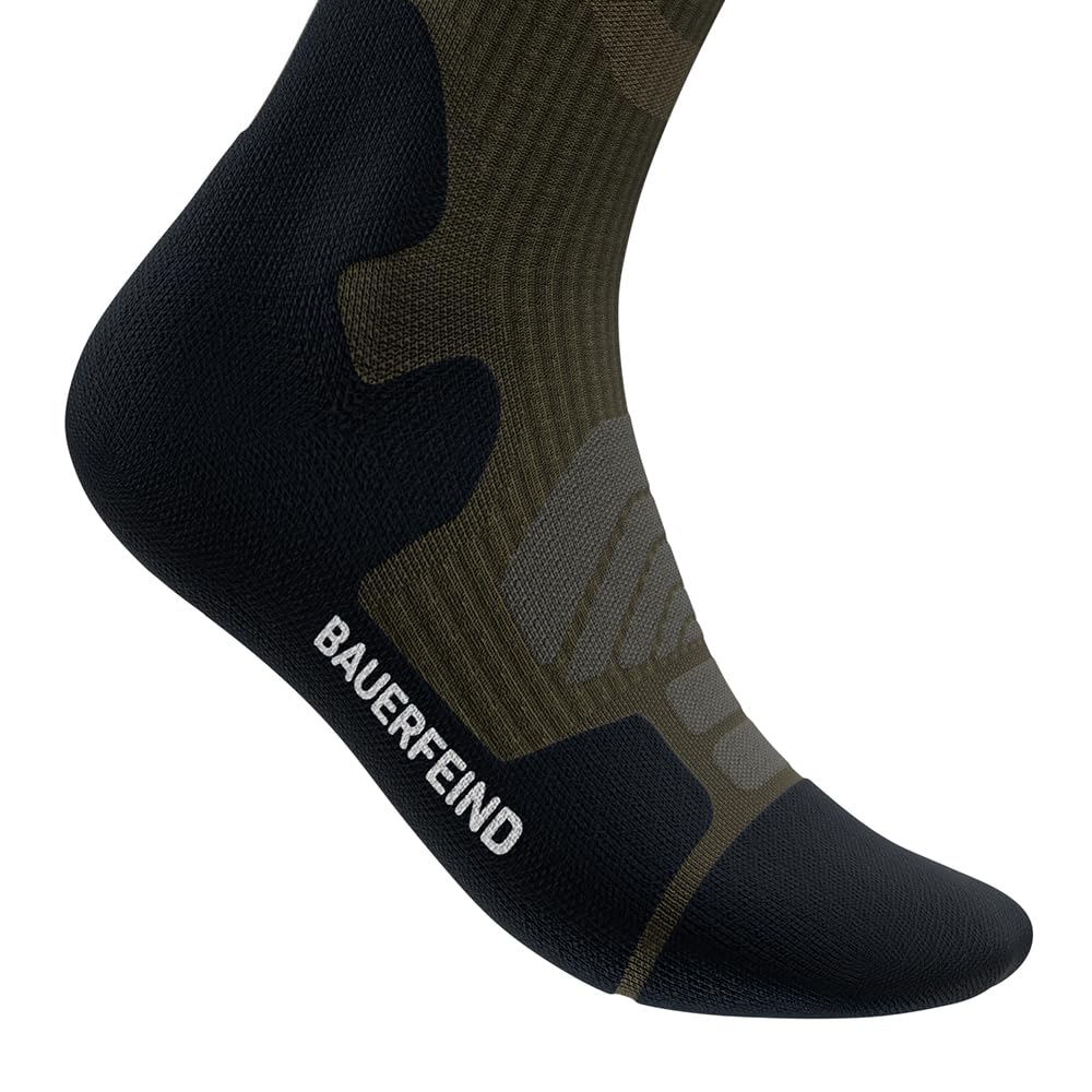 BAUERFEIND Wandersocken Outdoor Performance Mid Cut Socks“ für Outdooraktivitäten wie Wandern (Trekking, Hiking), 1 Paar Sportsocken aus Wolle (Merino)