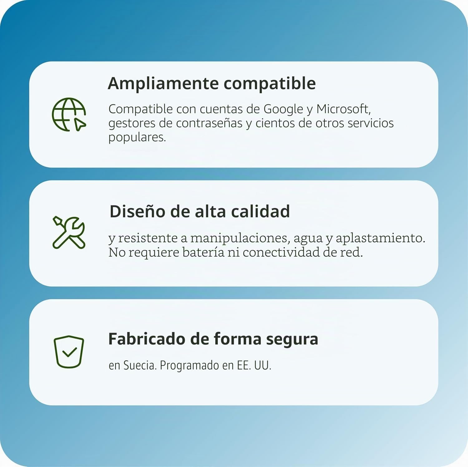 Yubico - Security Key NFC - Color Negro - Llave de Seguridad para el Sistema de autenticación de Dos factores (2FA), conexión Mediante USB-A o NFC, certificación FIDO U2F/FIDO2
