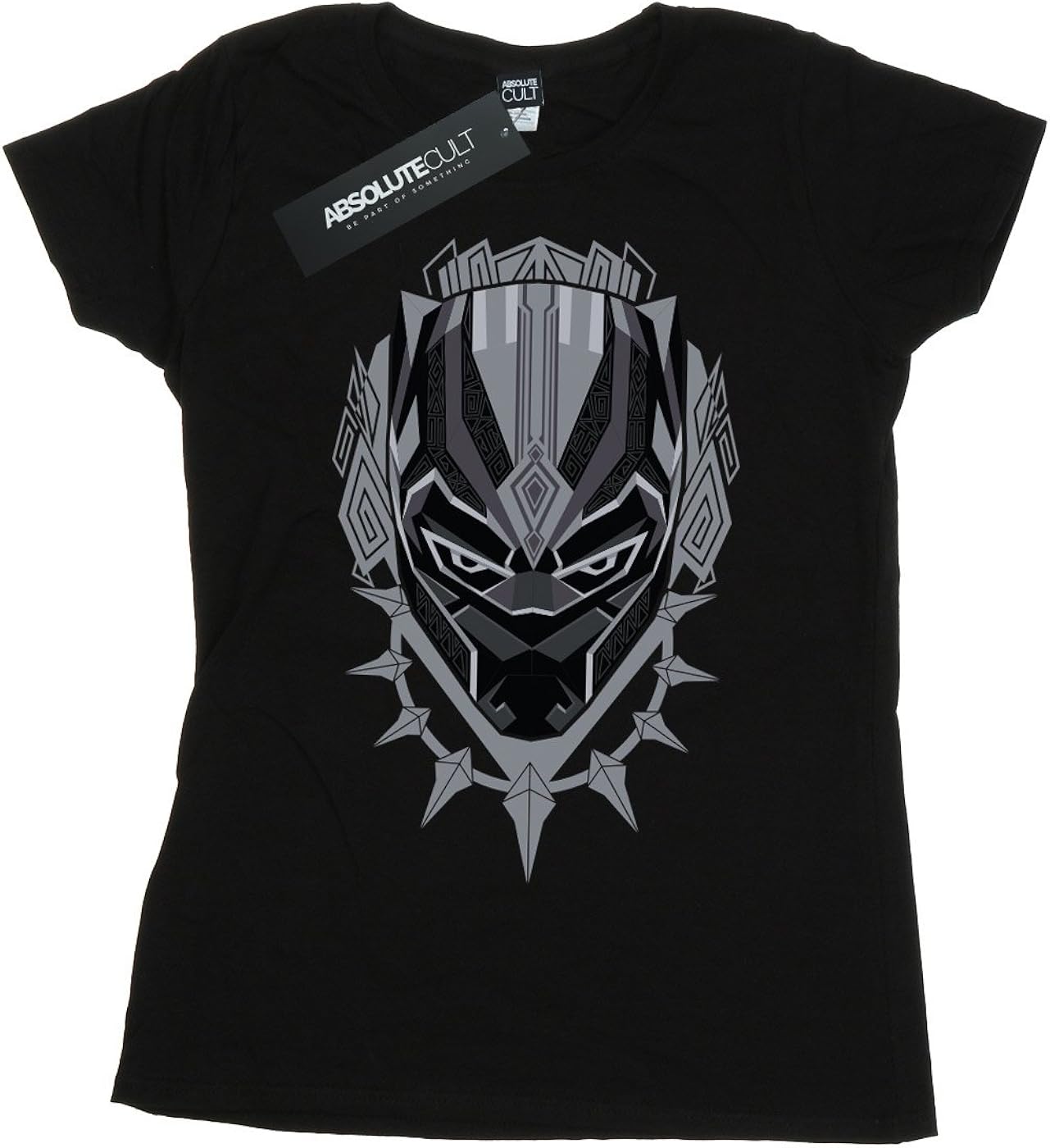 Buy Marvel Women's Black Panther Head T 