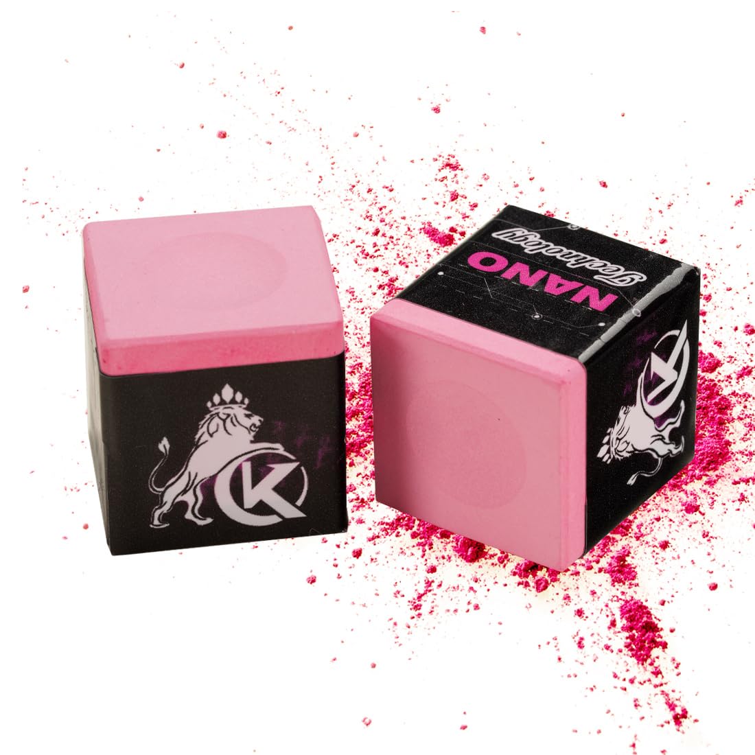 KONLLEN Pool Cue Chalk Nano Technology Billiard Chalk for Professional Tournament Dedicated Pool Chalk (Outstanding Performance, Reduce Miscue, Durable)