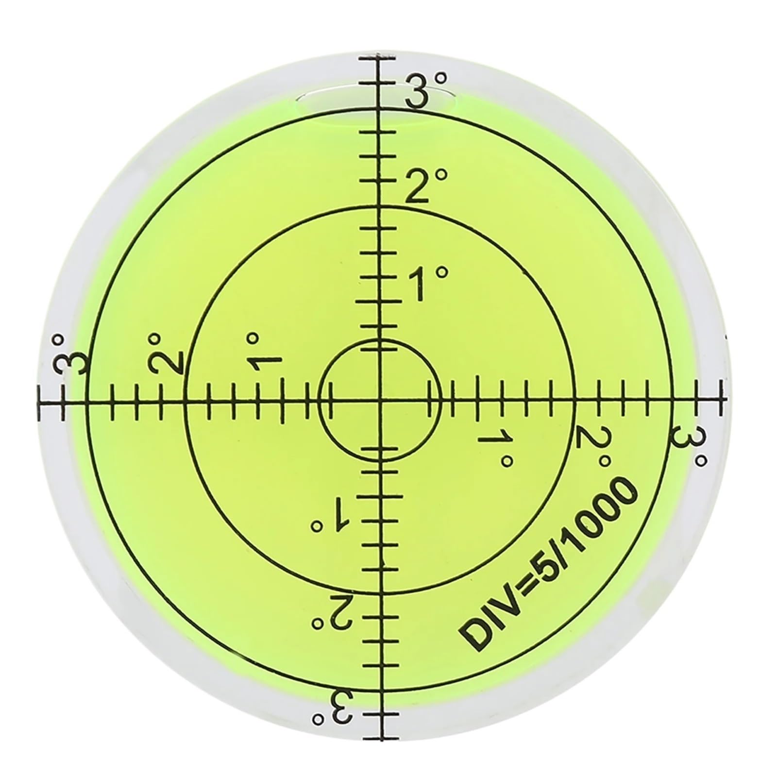 Outil de mesure de petite bulle de 60mm de diamètre, niveau à bulle rond avec échelle for Balance de caméra, niveau à bulle rond