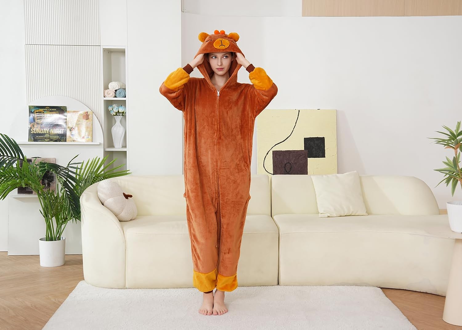 Adult Onesie Pajamas Cosplay Costume Halloween Homewear