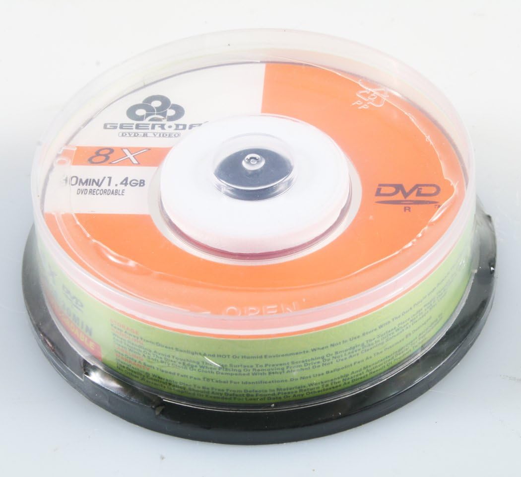 DVD R CAMCORDER 30 MIN 1.4 GB PACK OF 8, NEW Electronics