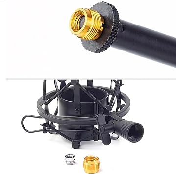 8 Pcs 5/8 Male to 3/8 Female Mic Thread Adapters