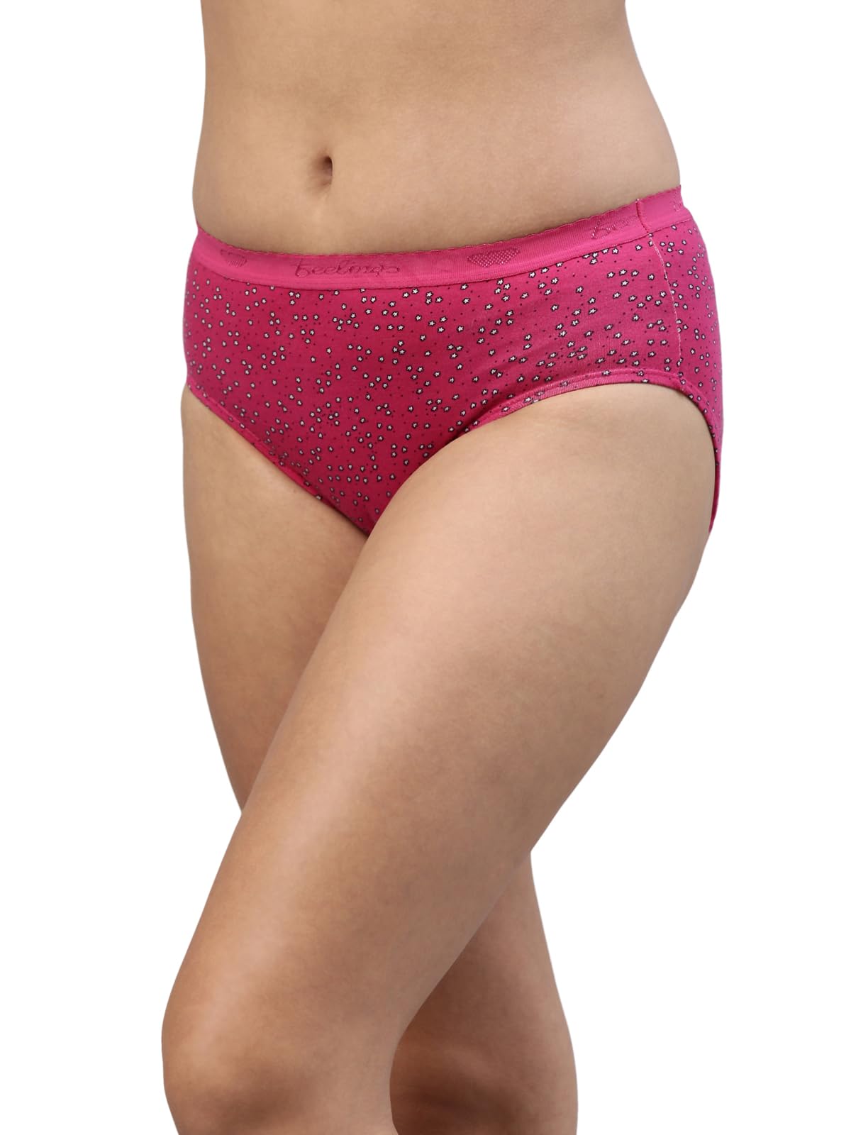VIP Feelings - Calzones hípster elásticos para mujer, de algodón, estampados, varios colores lisos