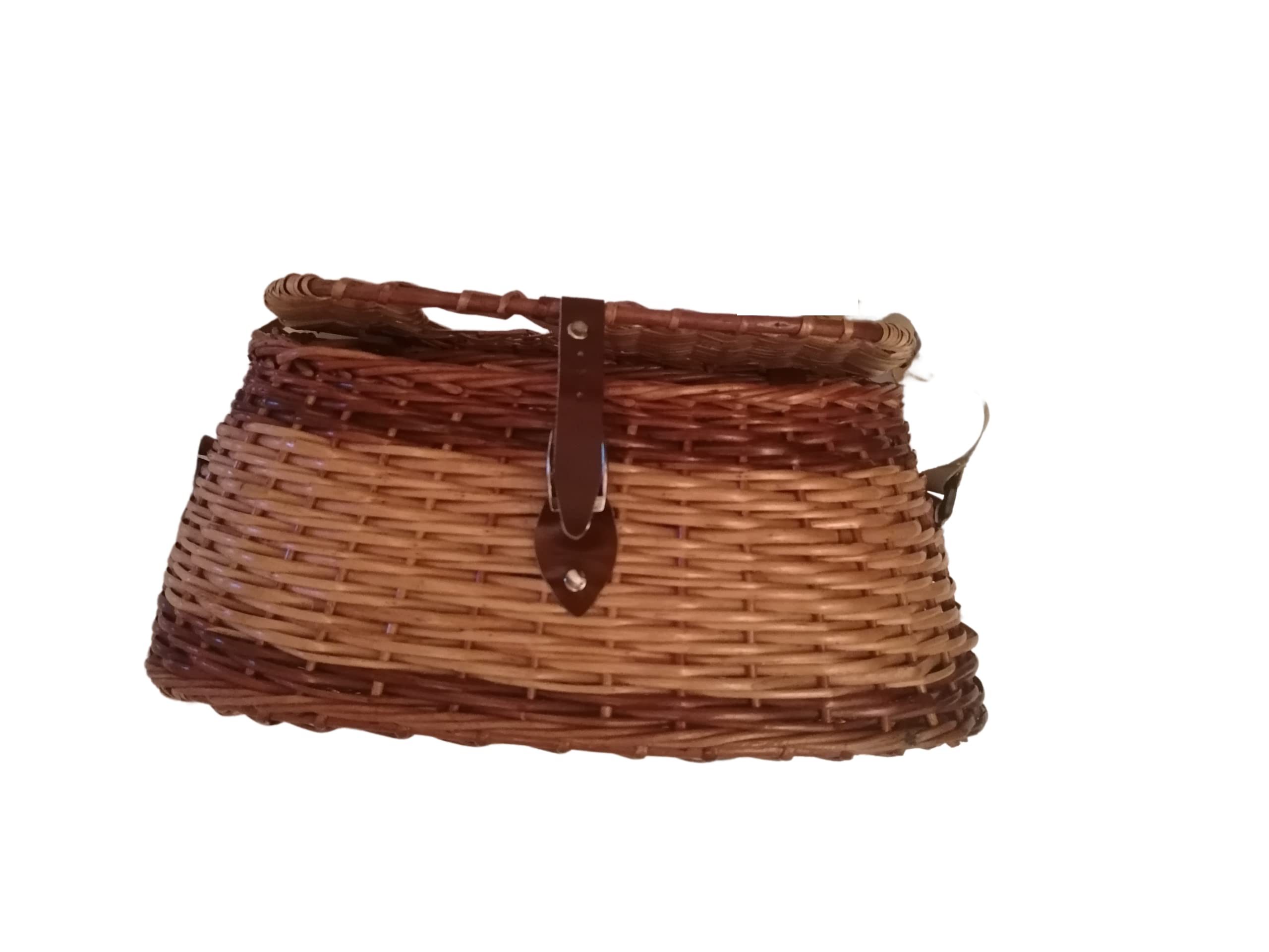 Panier Pêche Osier TOOGOO Panier En Osier Pu00eaChe Creel Truite Perche Cage Cage Pecheur Bouff1fte Exterieure Classique Saule Truite Peche Panier Creel Panier Osier Peche