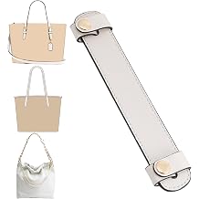 Doxo Upgraded Leather Shoulder Strap Pad for Handbags,Suitable for Lv Neverfull PM MM GM or C.oach City 30 33 Tote Bags And More, Beige, 7.5"x1.2"