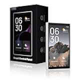 Smart Home Touchscreen Control(1-Switch Panel), In-wall Smart Panel with Alexa Built-in, Compatible with Smart Life devices, Manage and Control Home Devices and Scenes with Touch and Voice